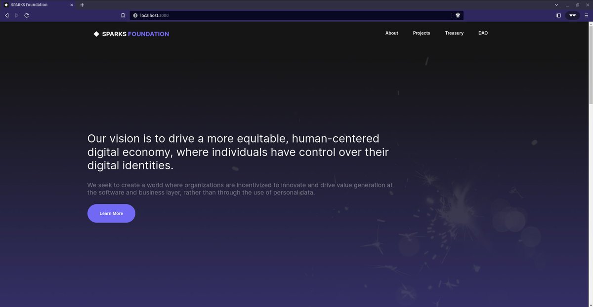 another day collaborating w/community. Members are working an awesome article, FAQ / AMA questions being organized, works started on the foundation's website. shoutout to <a href="/stevenschafer/">Steven Schafer</a> &amp; others for design &amp; copy efforts happening in tg/discord🙏 sneak peak w/placeholder text.