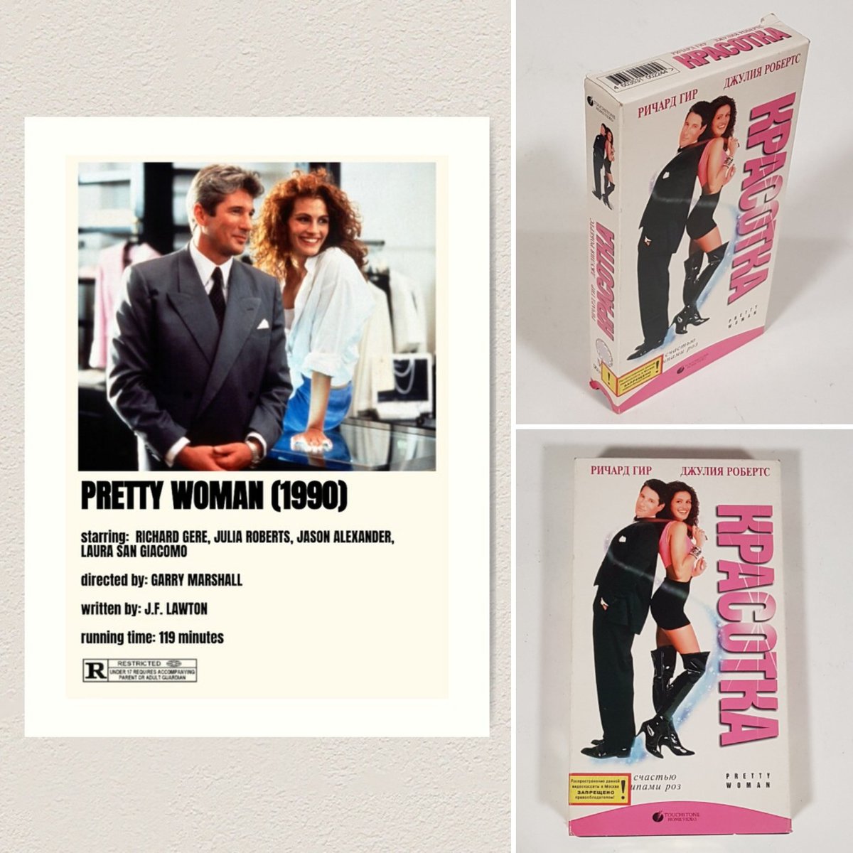 ToyMakc's tweet photo. Красотка (Pretty Woman) / VHS / 1990 Touchstone Pictures - 1999 БиЮАр-Видео, Видеосервис
👇👇👇
MakcToyS https://t.co/hnMxsR0WIc
#vhs #prettywoman #video #vintage #retro #nostalgia https://t.co/Vrzhk6yh4n