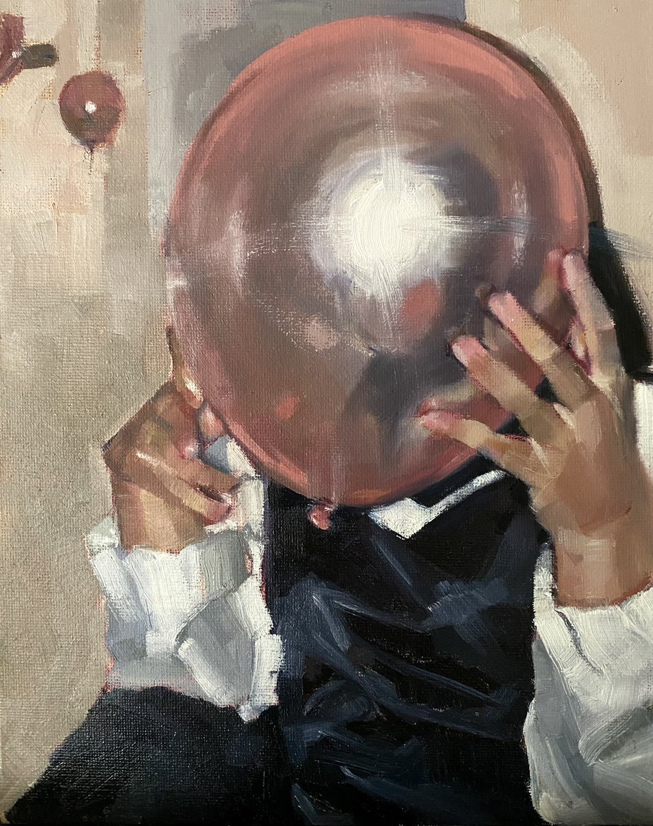 birthday solitude,
oil on canvas