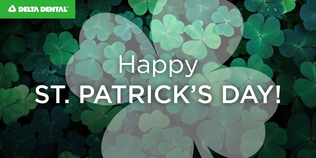 Happy St. Patrick’s Day from all of us at Delta Dental of Wyoming! May the luck of the Irish be with you today and always. #StPatricksDay #LuckoftheIrish #IrishBlessing