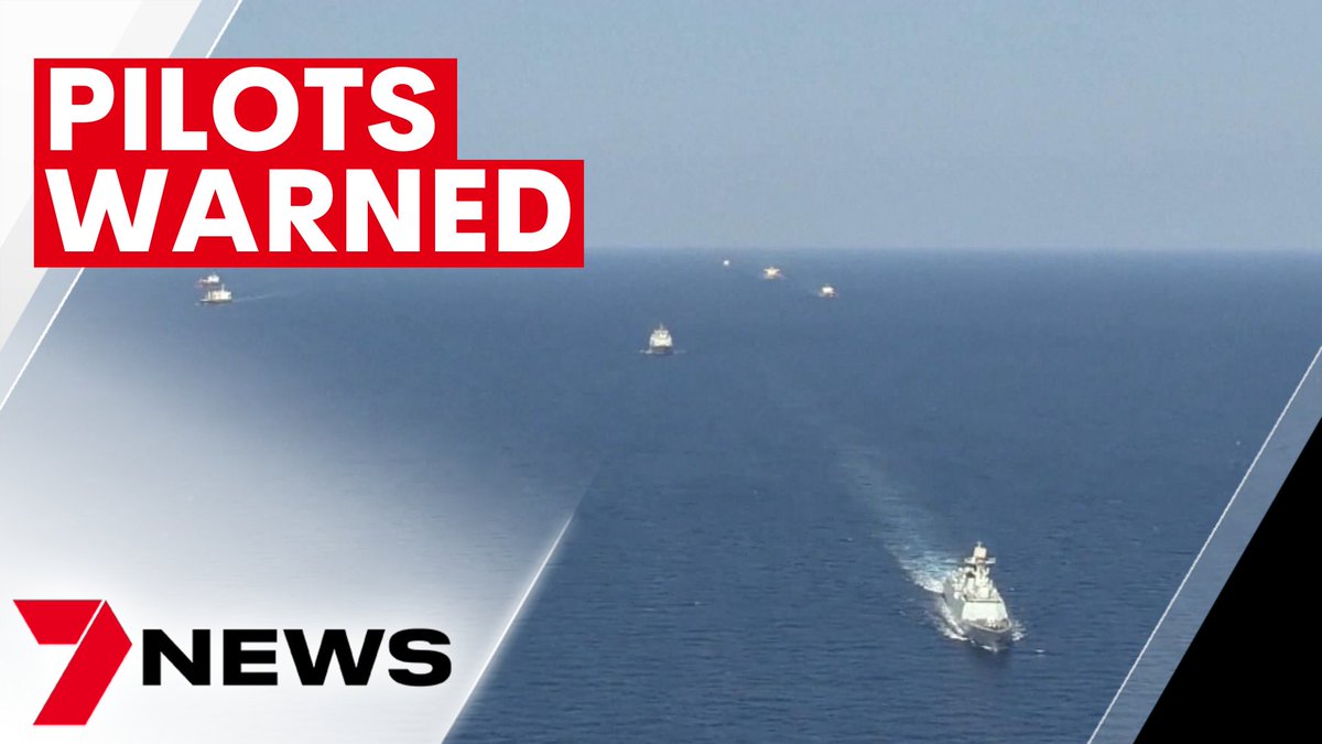 Chinese warships are reportedly interfering with the radio &amp; GPS systems of commercial airlines as they fly over the Asia-Pacific. QANTAS has now warned pilots to be cautious as experts call for a full investigation to work out if it is deliberate. youtu.be/a8AO3k70BIs #7NEWS