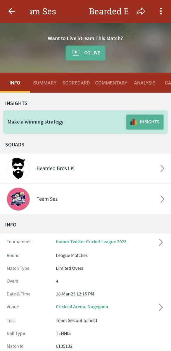 #TCLSL 🏏 tweet media