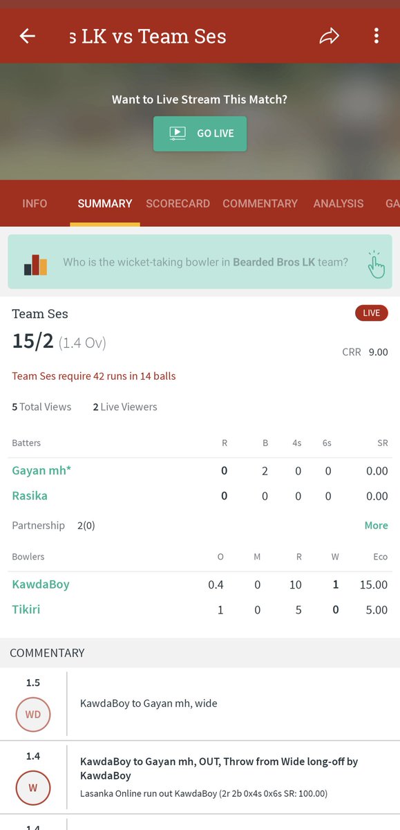 #TCLSL 🏏 tweet media