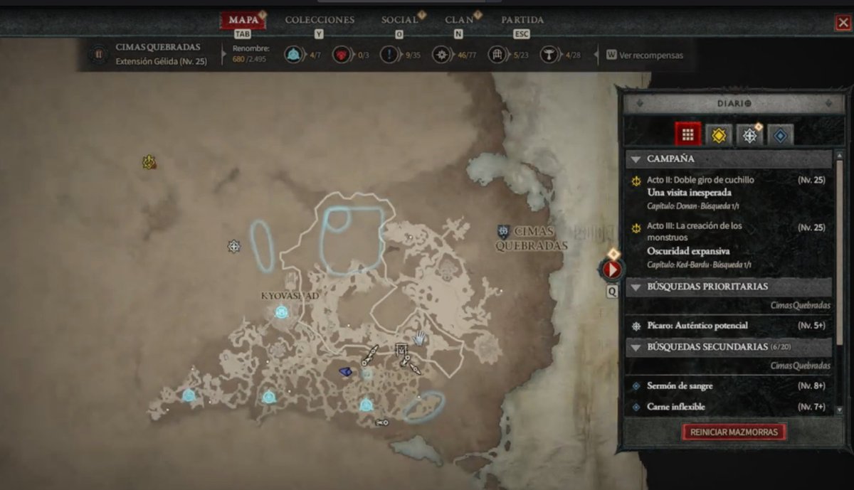 Nicro4FUN On Twitter Diablo IV P cara Al 25 Historia Principal 