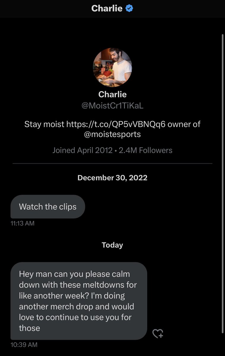 Lil bro ducked the fight and the debate lol. Commentary channels fence sit so they never get canceled and rely on drama for adsense dollars. 💔