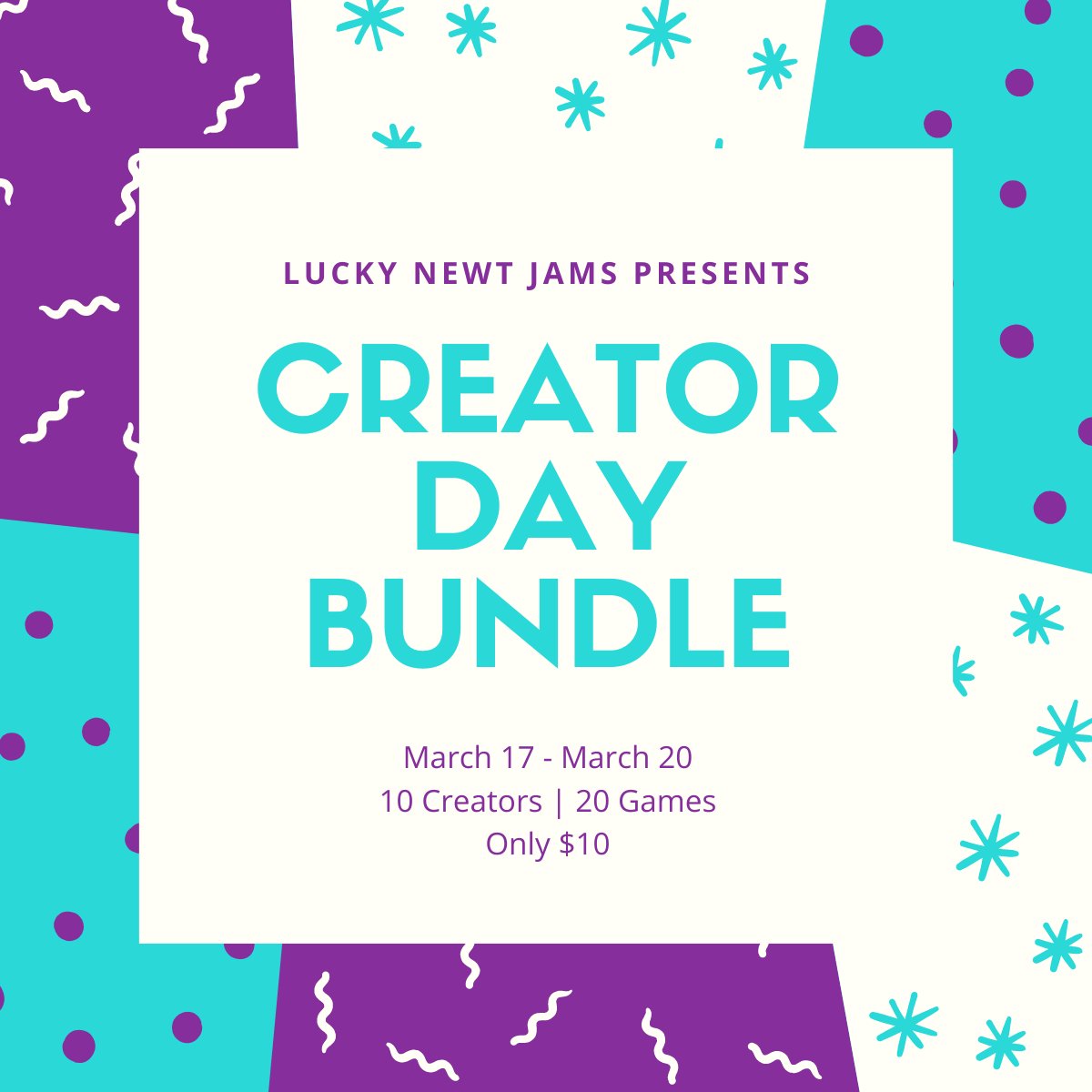 Not sure if our Creator Day Bundle is for you?

We'll write one-tweet blurbs throughout the weekend about each game that's included!

#TTRPGs #ttrpgcommunity #ttrpgfamily #ItchioCreatorDay #indiegames