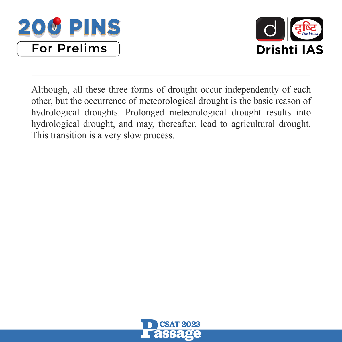 drishtiiaseng's tweet photo. If you are attempting #Prelims2023, follow the hashtag - #PrelimsWithDrishtiIAS - for daily updates!
#200PinsForPrelims #UPSC #UPSC2023 #IAS #CSE #ProjectLoon #Internet #Prelims #Science #Physics #Chemistry #Biology #Practice #UPSCAspirants #DrishtiIAS #DrishtiIASEnglish https://t.co/rhwm5UFHSP
