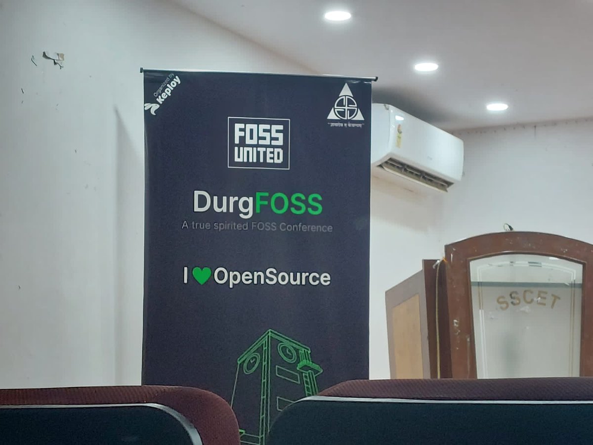 ShwetaC04389034's tweet image. To effort, To creativity, To Inspire.
An Open source seminar by DurgFoss.
Thank You for bringing this to us.
#DurgFoss @durgfoss 
At SSTC, Bhilai, CG