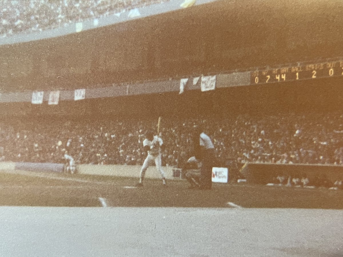 BallparkTeddy's tweet photo. @mroctober @thereggiebar My first Yankee game was Fan Appreciation Day in 1978 (age 10). The giveaway was a mug containing fun-size Reggie bars, and when he homered in the 5th, the Reggie bars came raining out of the upper deck and onto the field. 
@MrOctober @thereggiebar https://t.co/zVBbGW0Uj7