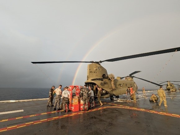 AusHCVanuatu's tweet image. Working with @NDMO #VPF we delivered humanitarian supplies to all five islands of Tafea Province this week. 

#TugetaYumiStrong
#FRANZ

@NDMO_Vanuatu @AusHumanitarian