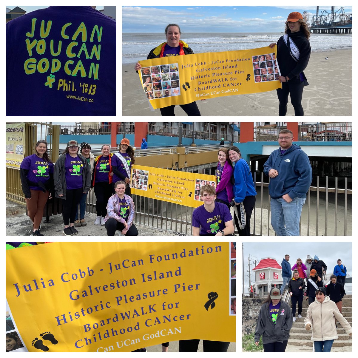 #JuliaCobbStPatricksDay Walk for Childhood Cancer #GalvestonIsland Thanks to all who walked and/or donated to our online fundraiser.  Despite the forecast, it was a beautiful day! You can still contribute at jucanfoundation.org/donate