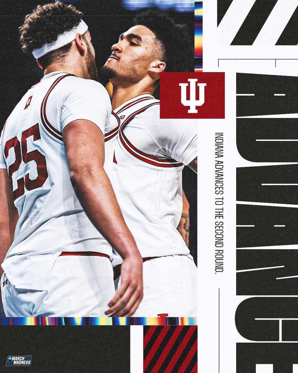 (4) INDIANA MOVES ON 😤

The Hoosiers defeat (13) Kent State 71-60 to advance to the Round of 32! #MarchMadness