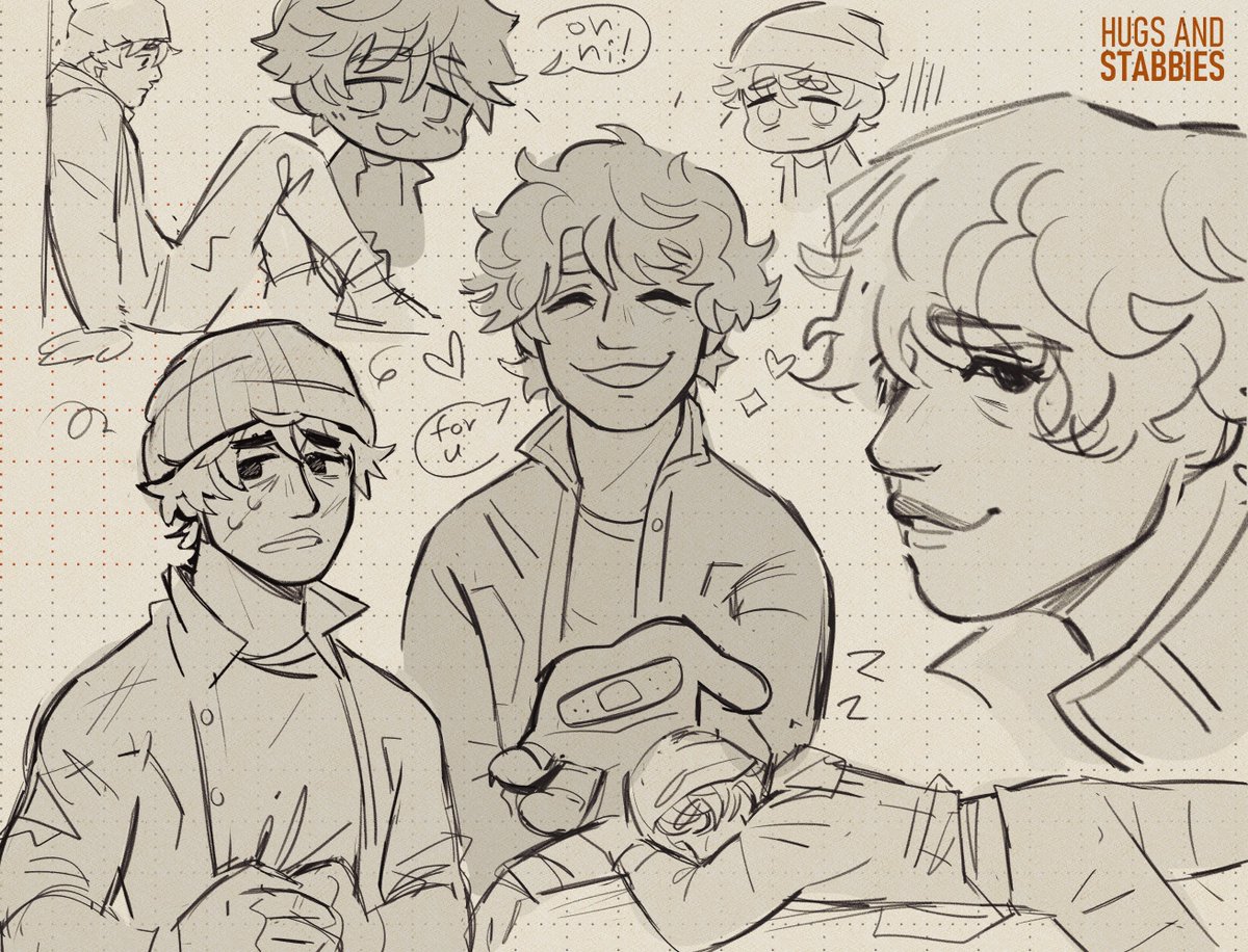 hugsandstabbies's tweet photo. starting safe with some quentin ^^ still very much trying to figure out how i wanna draw him 🤔🤔 #dbd https://t.co/eMnxQww8GI
