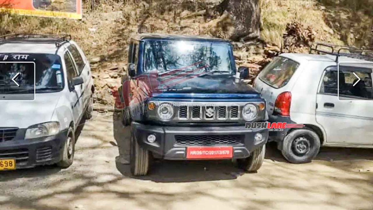 rushlane's tweet photo. πGet ready for the new #MarutiJimny! The #CompactUV has been spotted alongside Alto.
POTENTIAL - to be a popular choice in the Indian market. Boxy profile, stylish design, Jimny has a lot to offer #BookingsOpen -25k. Stay tuned for more updates. Launch May! #CompetitivePrice https://t.co/LoKx0Shjua