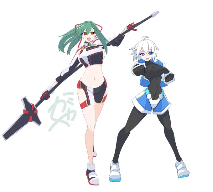 全身描くついでに過去絵と並べて身長とか調整したり 