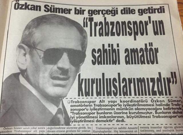 Özkan Sümer Hocamın Yıllar öncesi dile getirdiği Fikirler sanki bugünler için söylenmiş....
