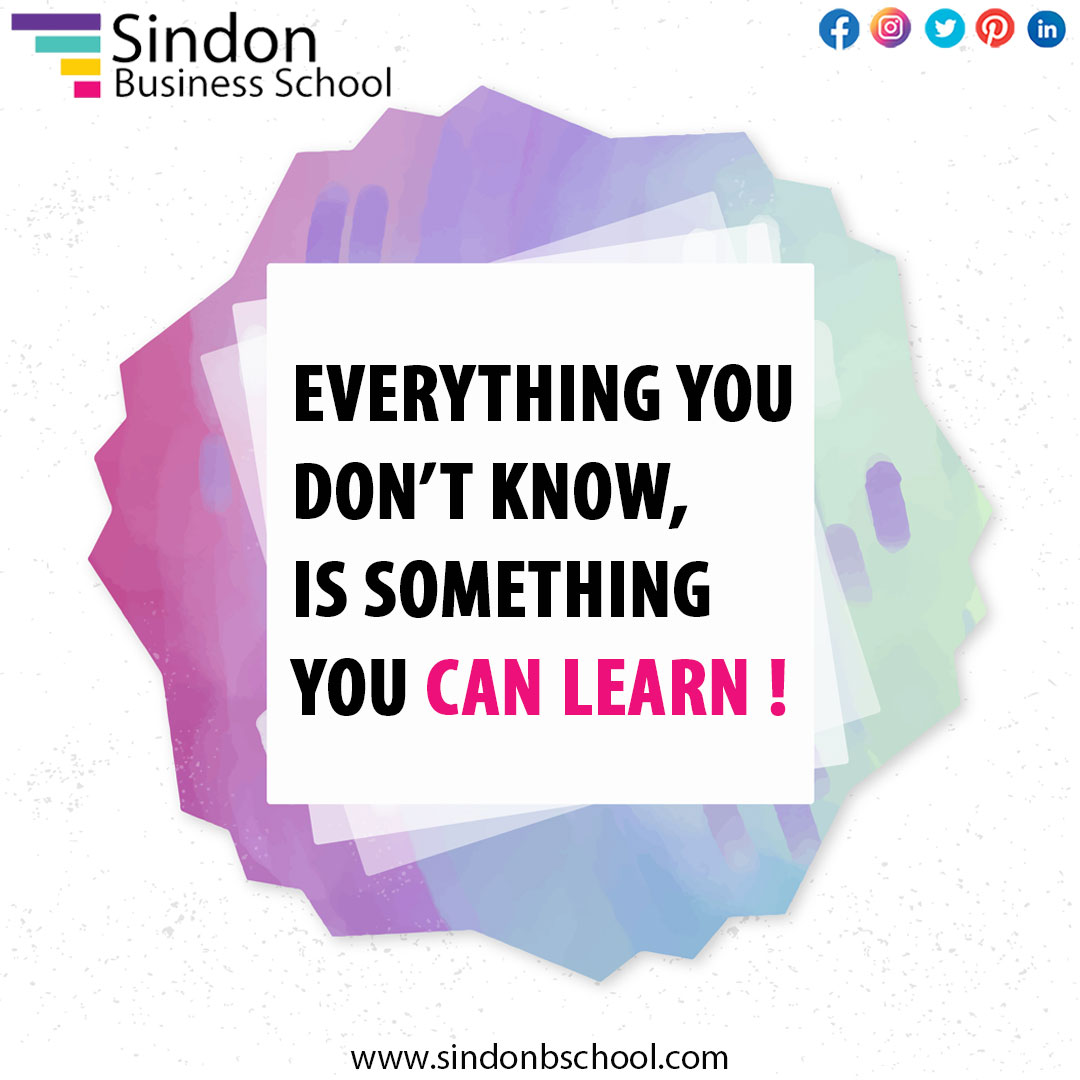Everything You Don't Know, Is Something You Can Learn!
Visit:- sindonbschool.com
.
#SindonBusinessSchool #SBS #bestuniversity  #bba #MBA #PGDM #admissions #bestcollege #college  #management #managementcollege #student #bhfyp