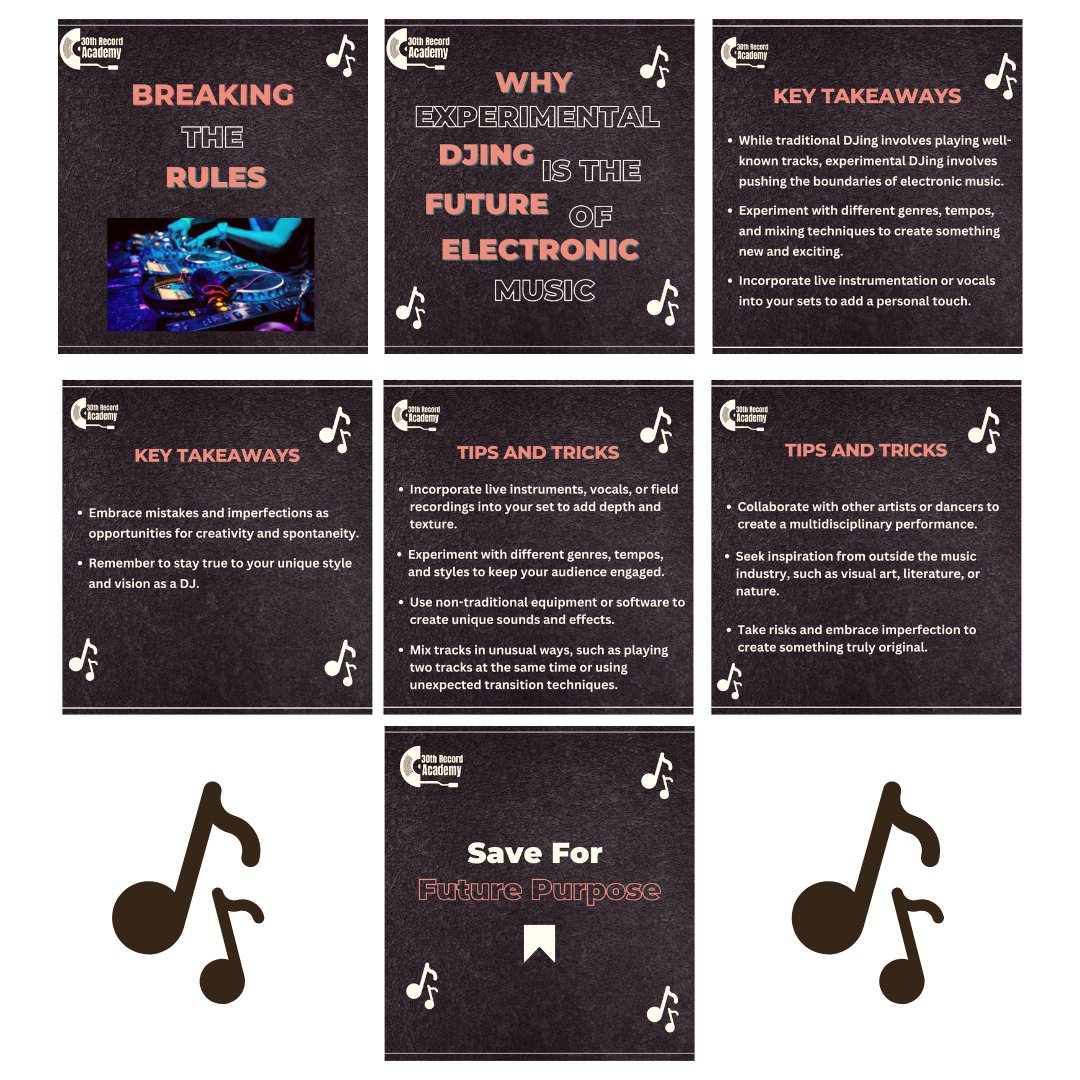 Record3rd's tweet photo. "Are you ready to challenge your assumptions about electronic music? 
At its core, electronic music is all about innovation and pushing boundaries. 

 #DJcraftsmanship #MusicalNarratives #CreativeDJing #ArtOfTheMix #TheSoundArchitect #MusicSelectionMastery #CrowdEnergyReader https://t.co/6iUqksXxzH