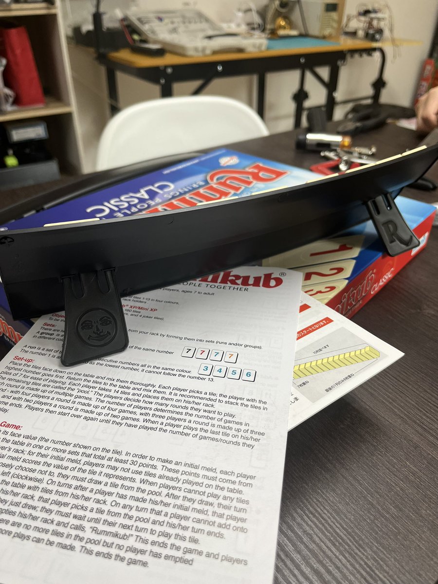 BeaverGame1120's tweet photo. リニューアル版のラミーキューブが届きました！
リニューアル版はタイルラックがカーブ状になってタイルが取りやすくなってるみたいです！
プレイするのが楽しみですね…
#ボドゲ #ボードゲーム好きと繋がりたい https://t.co/1g8eeYLVqO
