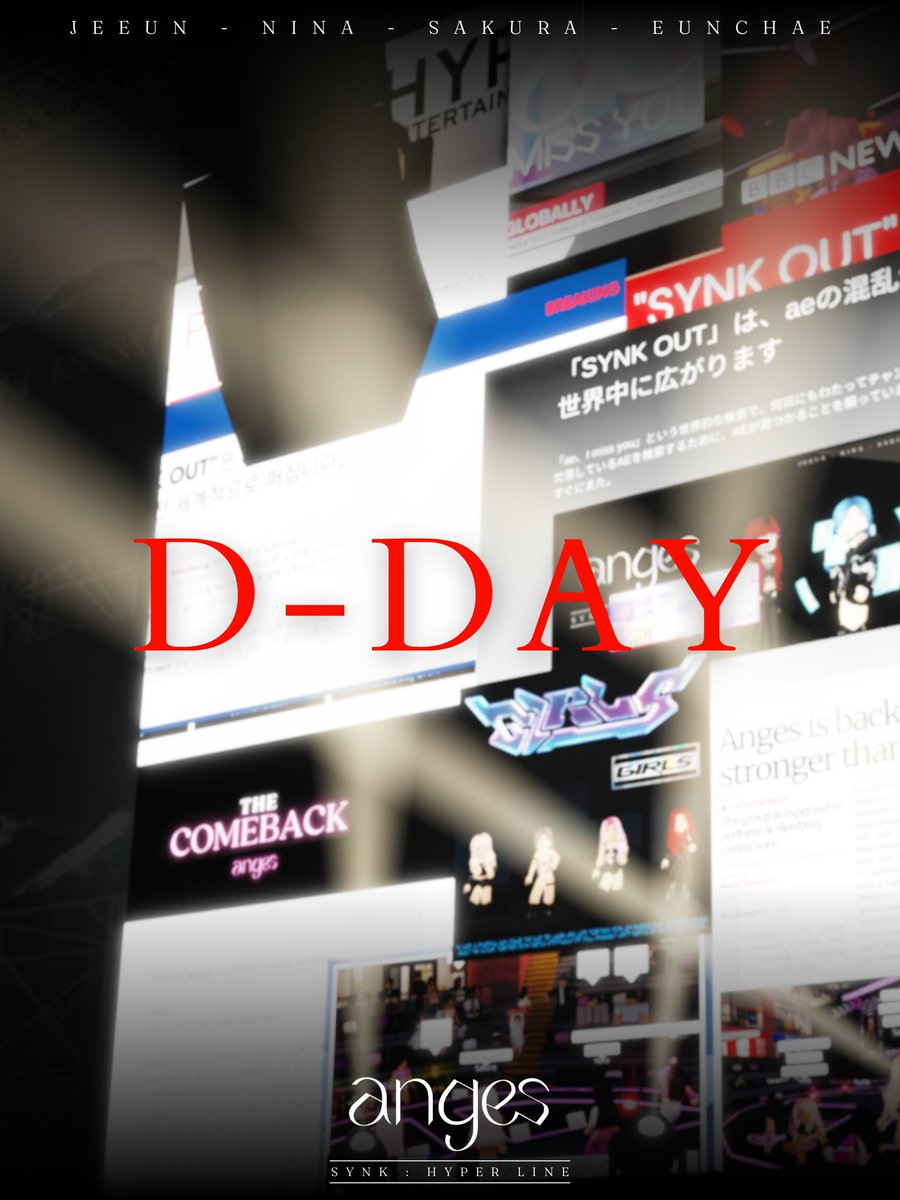 The wait is over! In just a few hours we'll see you in the stands at KSPO DOME!
🏟️ : KSPO DOME, SEOUL
📅 : March 18, 2022
🕐 : 7 PM EST (Doors open at 6:50 PM EST)

We've prepared so hard to make this an amazing show! 💗 - #EUNCHAE 
#AESPA #ROBLOX #CONCERT #ANGES #SYNKHYPERLINE