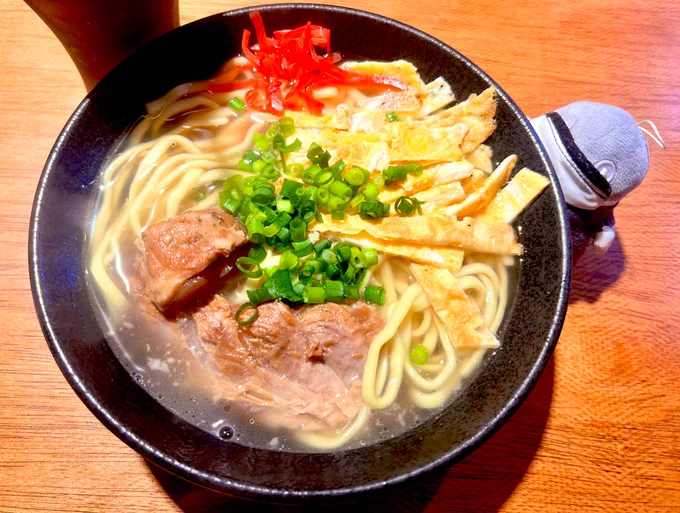 お久しぶりのソーキそば 