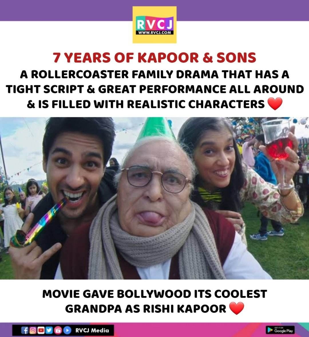 rvcjmovies's tweet photo. 7 Years of Kapoor &amp; Sons

#kapoorandsons #siddharthmalhotra #aliabhatt #rishikapoor #rvcjinsta #rvcjmovies @SidMalhotra @aliaa08 https://t.co/7ZZR5xdSXq
