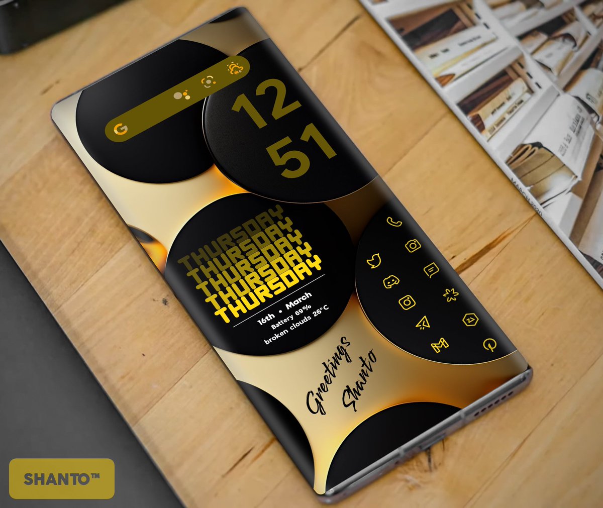 DrShanto_Setups's tweet image. 🔸Setup🔸

🔸#WithNova
🔸One4Wall @One4Studio
🔸Search Widget @RushikeshDesign
🔸Next Widgets @BradHosting
🔸Sunshine KWGT @setup_boy_sojib
🔸Reev Pro @GrabsterStudios
🔸 @andro_idfans

bio.link/firelordshanto

🌿Happy Customization🌿

#androidsetup #kustom #aahomescreens #widget