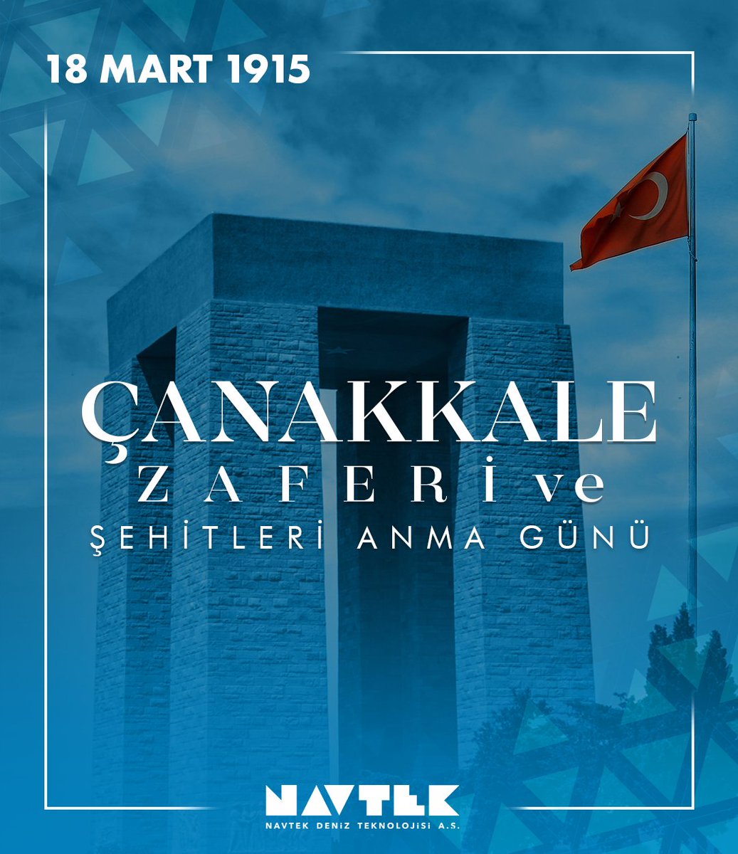 navteknavaltech's tweet photo. Cumhuriyetimizin kurucusu, Gazi Mustafa Kemal Atatürk başta olmak üzere Çanakkale’nin ve istiklal mücadelesinin bütün kahramanlarını şükran ve minnetle anıyoruz.
#18martçanakkalezaferi #navtek https://t.co/zrL0kOGHsB