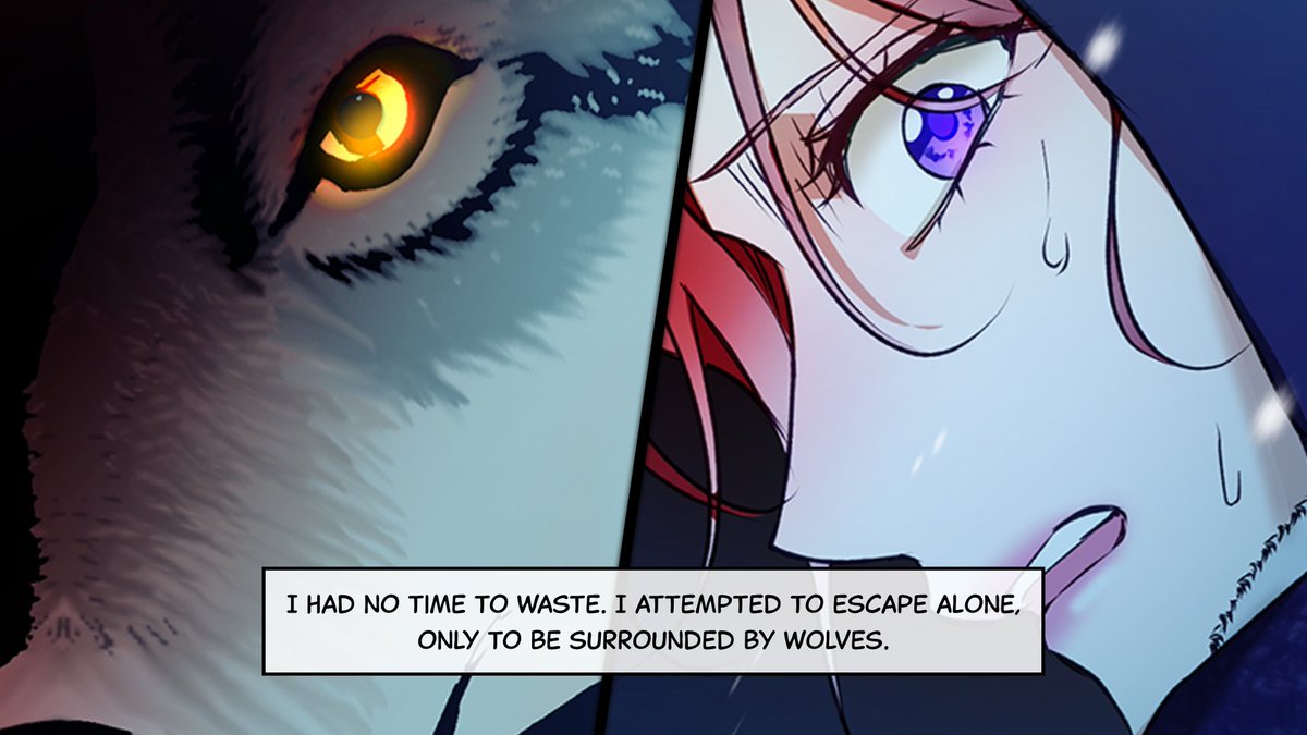 MantaComics's tweet image. Escaping the cold never felt so hot... ❄️🔥

Find out how *hot* they become in #WinterWolf
🎁: manta.onelink.me/LvhZ/5tanxbrg

#MantaComics #Romance #Fantasy #WebComics #Manhwa