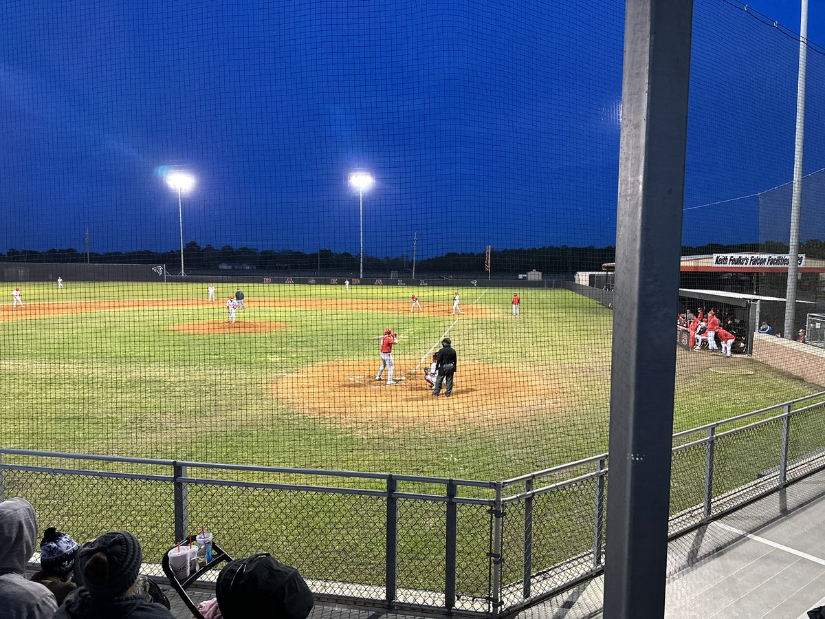 Quick visit to see the Falcons play tonight. Won 10-0 <a href="/FalconsHuffman/">Huffman Baseball</a> <a href="/HUFFMANfalcons/">HuffmanFalconSports</a>