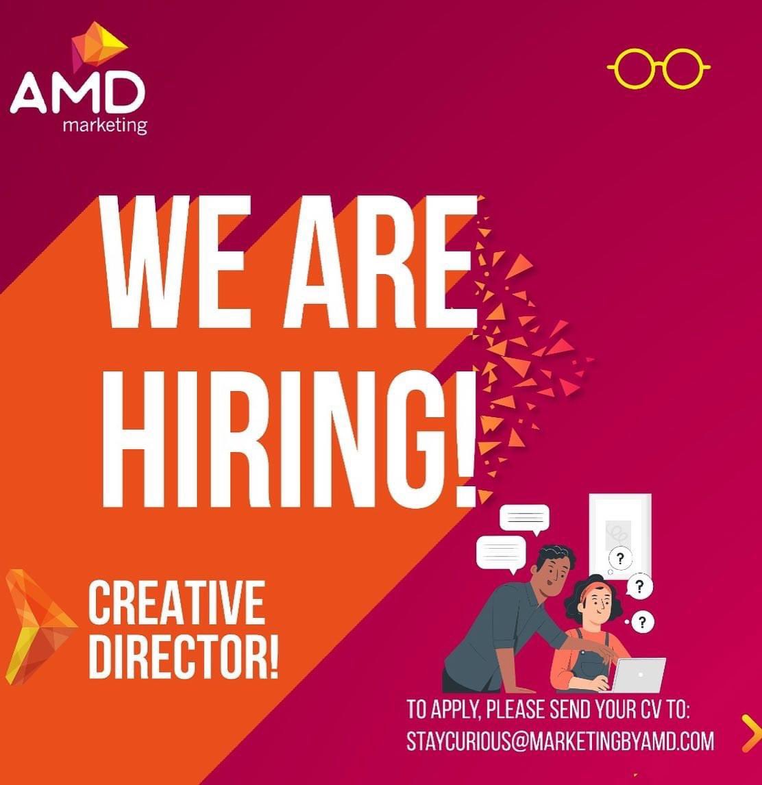 MarketingbyAMD's tweet photo. #JoinUs! 

#SudanJobs. #Marketing. #Creative. #Digital. #Advertising. #Strategy. #Sudan. https://t.co/Z6EcxKUnZw