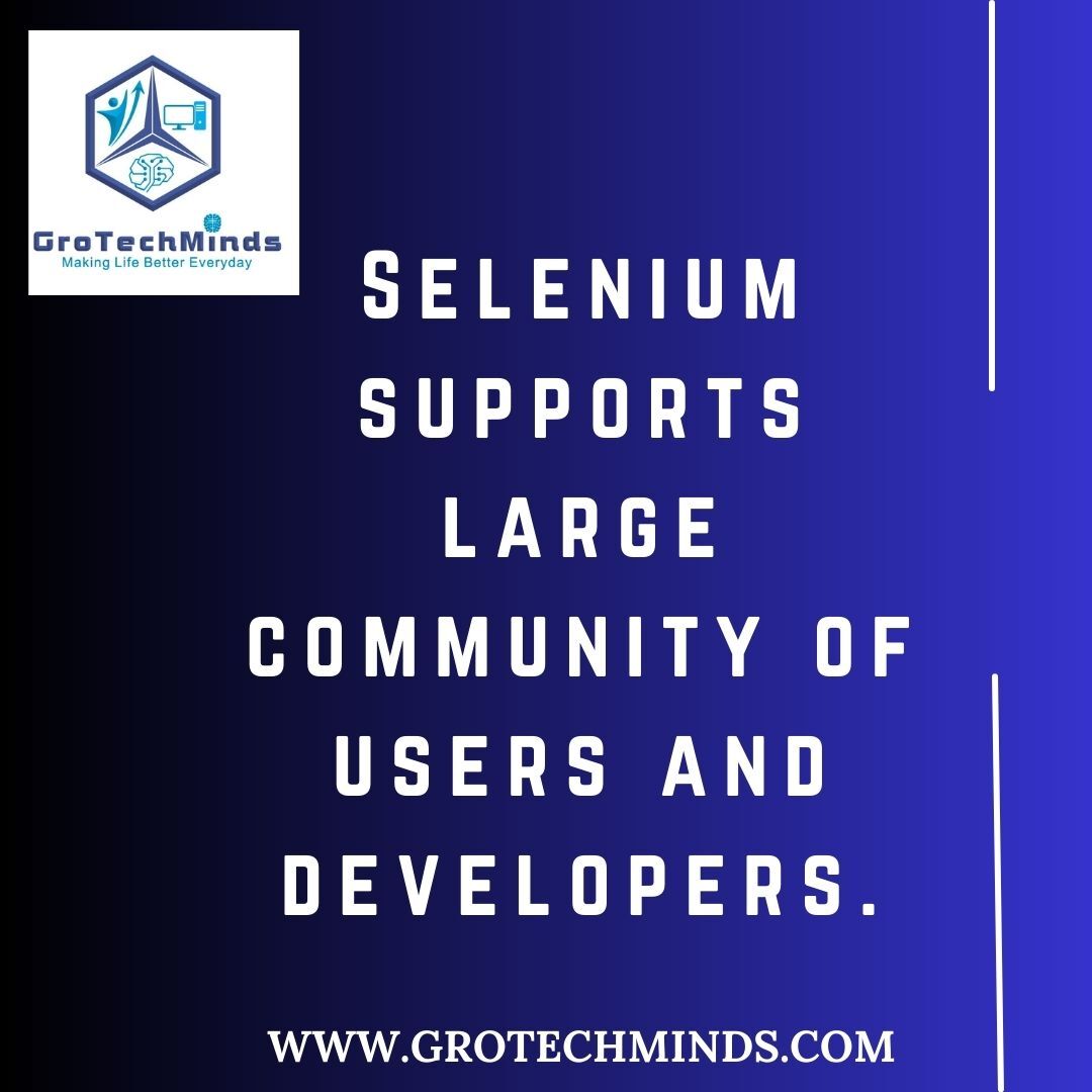 grotechminds's tweet image. Things to know about Selenium!!
.
.
.
.
.
#grotechminds #softwaretestingbymkt #automationtesting #automation #automationtesting #Onlineclass #softwaretesting #softwaretester #softwaretestingjobs #testing #softwareengineering #softwarequalityassurance #softwaretestingcompany