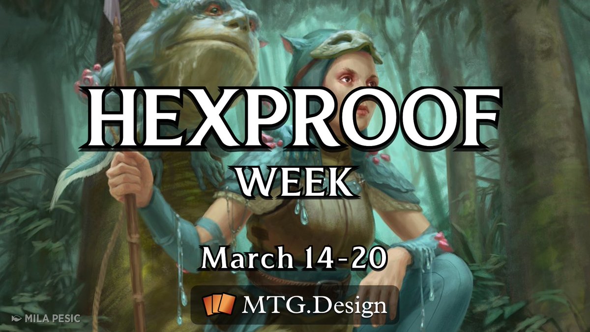 mtgdotdesign's tweet photo. This week is Hexproof Week! Stalkers, scouts, boots and veils. Share your Hexproof related designs, and the best ones will be highlighted in the community showcase.
https://t.co/WCkYbYG7CY

See all the designs for Hexproof Week (as they come in):
https://t.co/66YUFhY8c6 https://t.co/dZN1GMmzVH