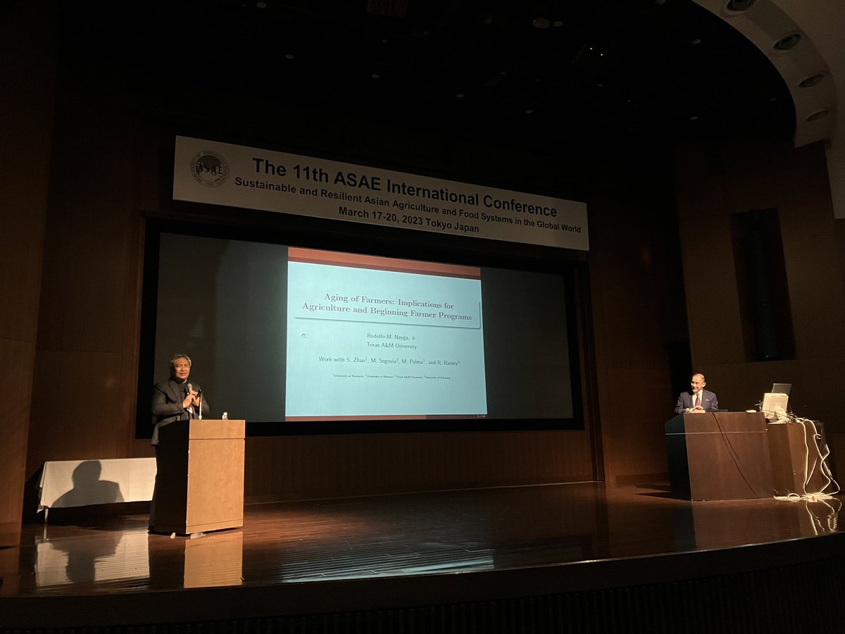 11thAsae's tweet photo. Chair Bustanul Arifin (Univ. of Lampung) introduced the first speaker for the Plenary Session , Rodolfo M. Nayga, Jr. (Texas A&amp;M Univ.) https://t.co/aEq33Oxlho
