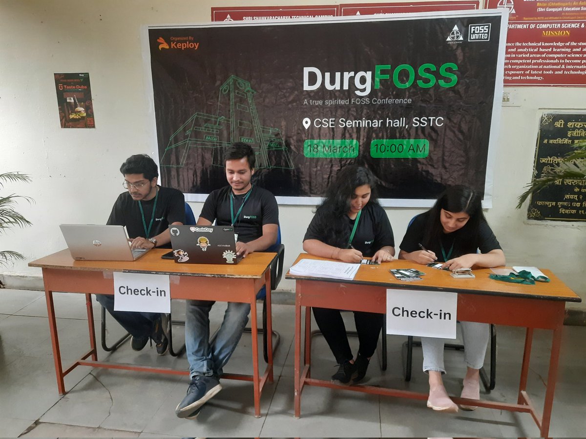 durgfoss's tweet image. DurgFOSS is officially started 🚀