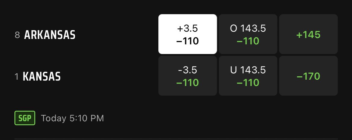 BettingPix's tweet photo. PUBLIC PLAYS 3/18 π¨ππ½
π Arkansas +3.5 (-110)
π Missouri / Texas ML (-108)
Please drop a like if youβre tailing! π
#GamblingTwitter #MarchMadness #FreePlays #PublicPlays #IKP https://t.co/B5OXVyCPqW