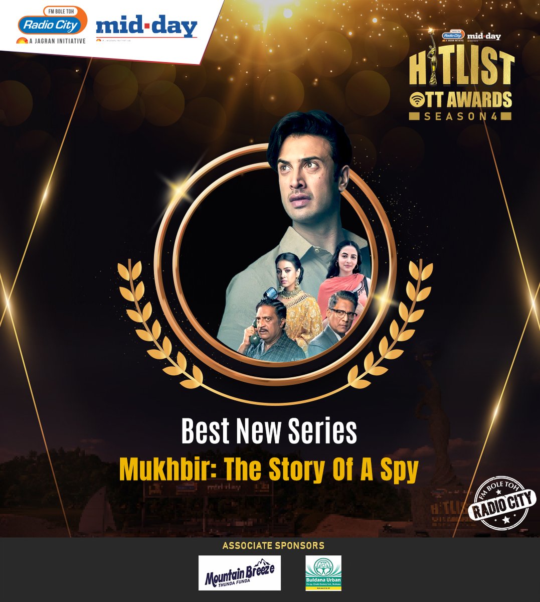 radiocityindia's tweet photo. The wait is finally over!
#HitlistOTTAwards #Winners
https://t.co/Oa1JkfXQez
The game changers in the world of OTT entertainment are:
@ShefaliShah_ @iam_juhi #Mukhbir #IndianPredator https://t.co/7bHc9wzRdH