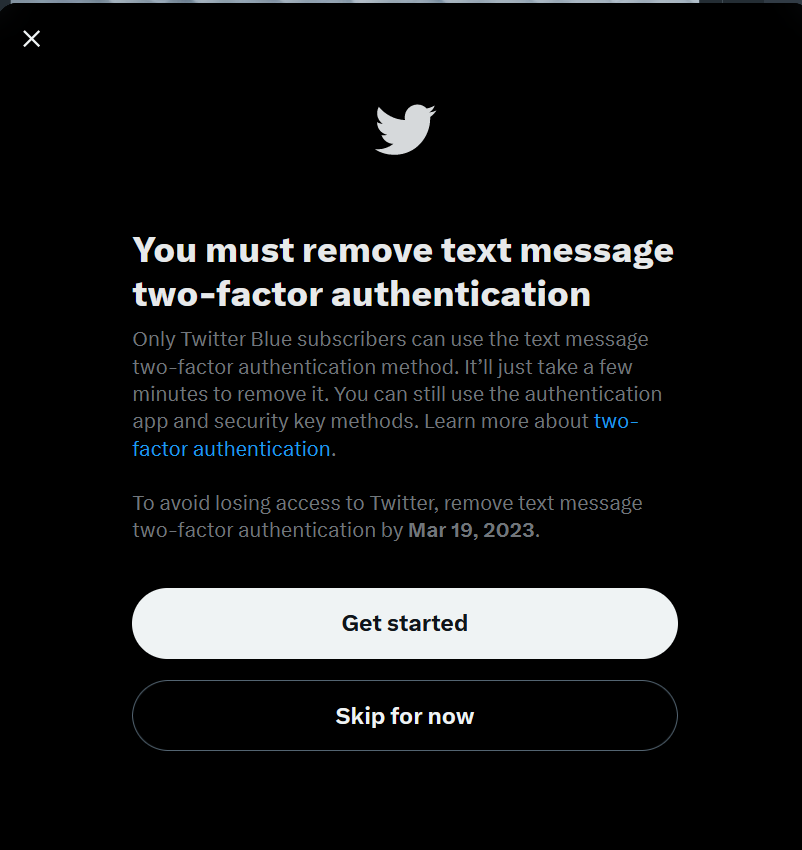 What the fuck <a href="/elonmusk/">Elon Musk</a> You are compromising the security of anyone who doesn't pay for Twitter blue???

You are compromising the security of your platform for short term profit and think thats ok for your dream website of everything?

You have betrayed your roots #ElonMusk #fail