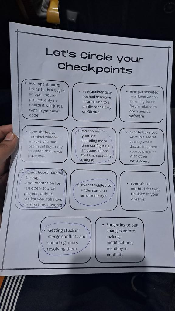 jayk_gupta's tweet image. Icebreaker at @durgfoss 
#DurgFoss2023