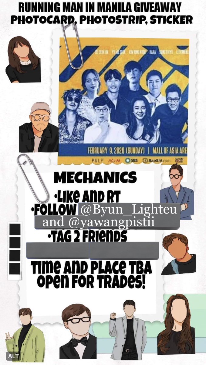 Byun_Lighteu's tweet photo. ✨Retweeting this for the upcoming RM fanmeet✨
Hi Runners!! Here are the mechanics for our GA 😊
©️to @sinaqtalah for the design of the stickers. Thank you po! ❤️
✨ Open for trades and for donations din po just dm me ✨
#RunningManInManila
#RUNNINGMANinMNL https://t.co/K8mZqWjsC2