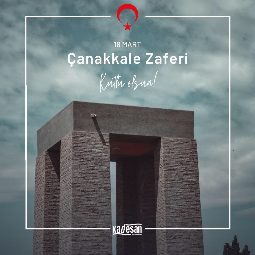 Çanakkale Zaferi’nin 108. Yıl dönümünde başta Ulu Önder Gazi Mustafa Kemal Atatürk olmak üzere, şehit ve gazilerimizi saygı, minnet ve rahmetle anıyoruz.

#18MartÇanakkaleZaferi #ÇanakkaleZaferi #ÇanakkaleGeçilmez #Çanakkale