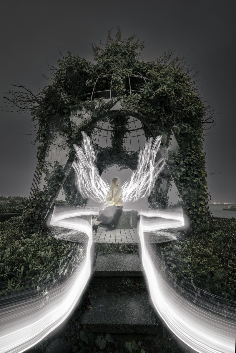 Photo_hamayan's tweet photo. 大阪のとある場所で羽はやしてきた
#PhotographyIsArt #Lightart
#Lightpainting #Lightpainter #artphotography
#ライトペインティング #ライトペイント
#ファインダー越しのわたしの世界
#litbyhand #freehand
#大阪 #wing #kfconcept https://t.co/ckmXHY0W0U