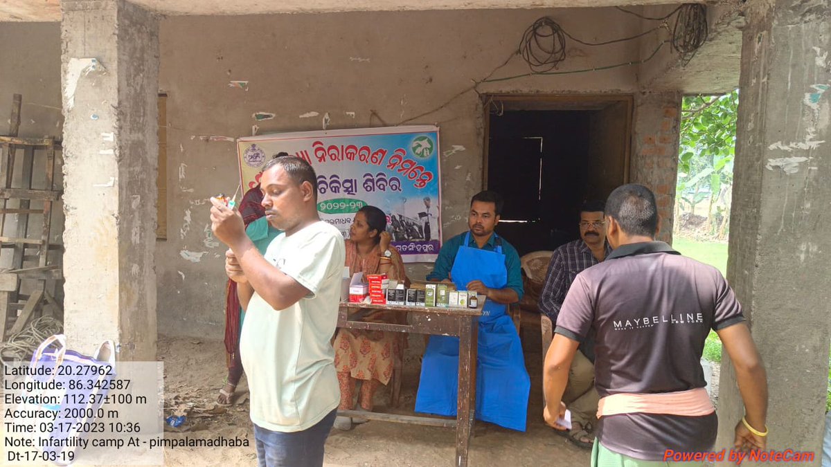 To increase the productivity of cows by reducing inter-calving period &amp; producing more progeny for enhanced milk production, Fertility Camps for cows have been conducted in Jagatsinghpur district <a href="/rajaaswain/">Ranendra Pratap Swain</a> @farddept