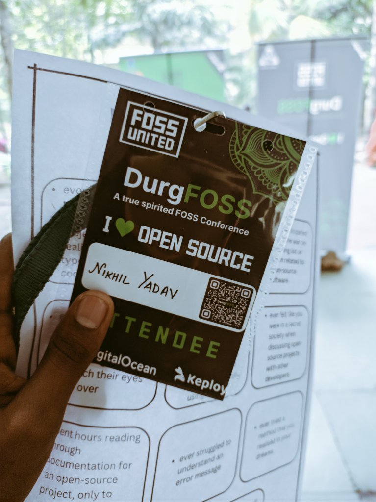 nickyadu10's tweet image. Let&apos;s go.......
#DurgFoss @durgfoss