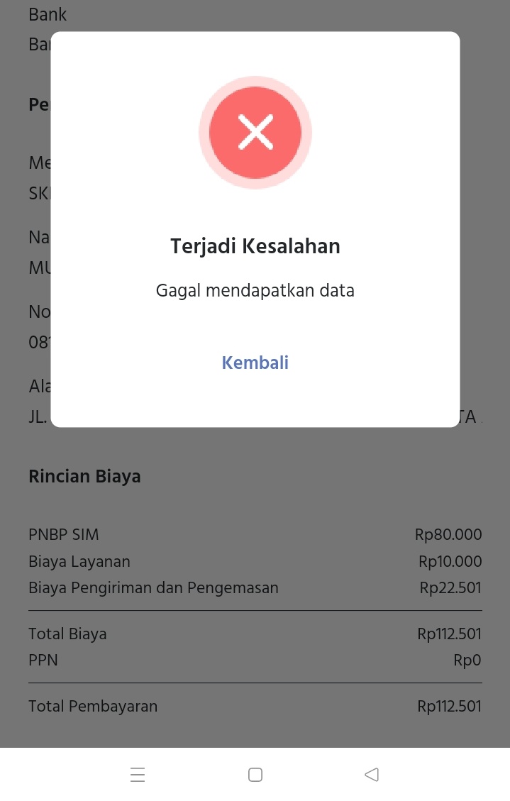 dhanuscoot's tweet photo. @korlantasid Sudah 10x lebih mengulang. Dan sudah hapus cache, masa berlaku sampe 05 Apr 2023. Tetep begini. Udah bayar psikotes juga. Tolong pengecekannya. Terima kasih https://t.co/OKt1Pdr6uN