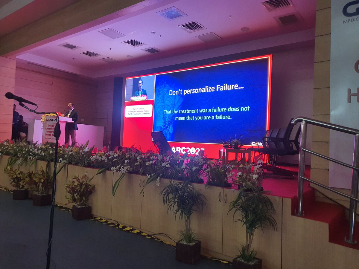 #GARC2023 Dr S Rajasekaran Chairman of Department of Orthopedics at Ganga Hospital delivering the key note address on 'Avoiding and managing Failures '..outstanding analysis..thank you sir