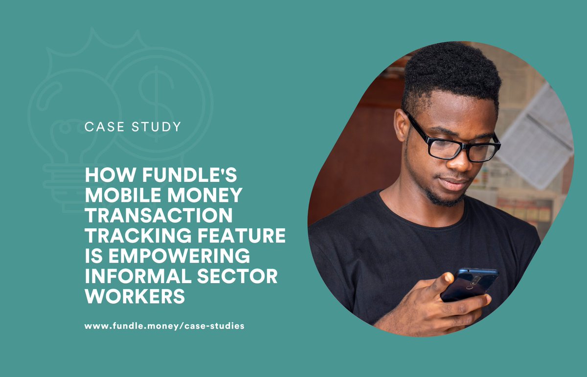 Fundle’s mobile money transaction tracking feature has empowered informal sector workers like James to take control of their finances. 
Read: fundle.money/how-fundles-mo…  
#Fundle #RwOT