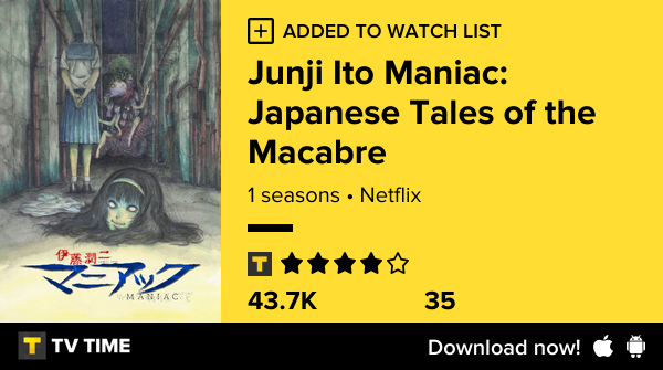 andresmedina's tweet photo. I've just started following Junji Ito Maniac: Japanese Tales of the Macabre https://t.co/ZOhWh10TbP #tvtime https://t.co/MBftaEnzSZ
