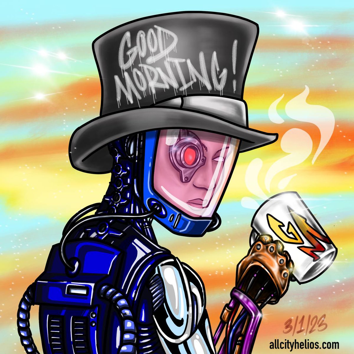 Good morning #krew! It's a great day to mint your own exclusive #Rook. Our live mint is now open on our website at allcityhelios.com. Join us now and be part of the excitement of #AllCityHelios. Let's go! #nft #nftcommunity #nftdrop
