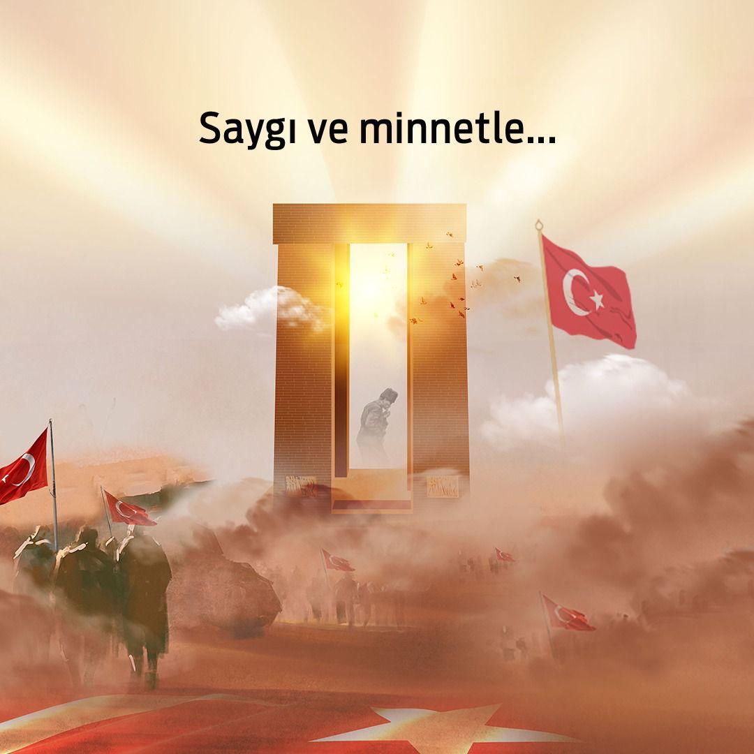 Birlik ve beraberliğin zaferle sonuçlandığı destansı mücadelenin 108. yıl dönümünde, Gazi Mustafa Kemal Atatürk'ü ve tüm Çanakkale kahramanlarını saygı ve minnetle anıyoruz.